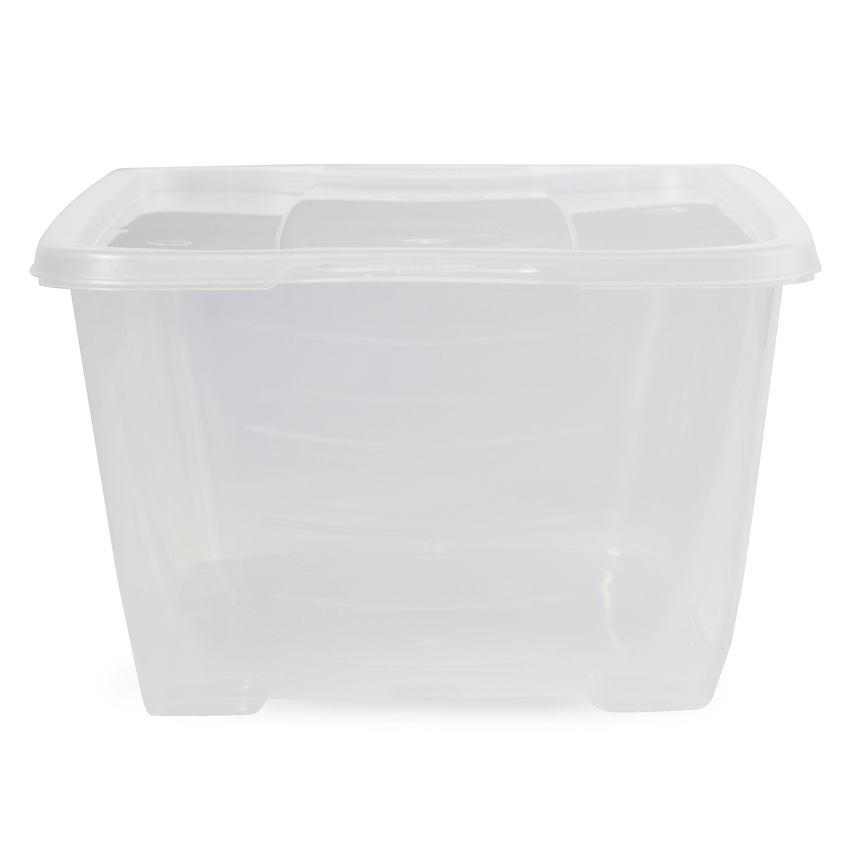 Alt View 2. Life Story - Life Story 6L Shoe and Closet Storage Box Stacking Containers, Clear (30 Pack) - Clear.