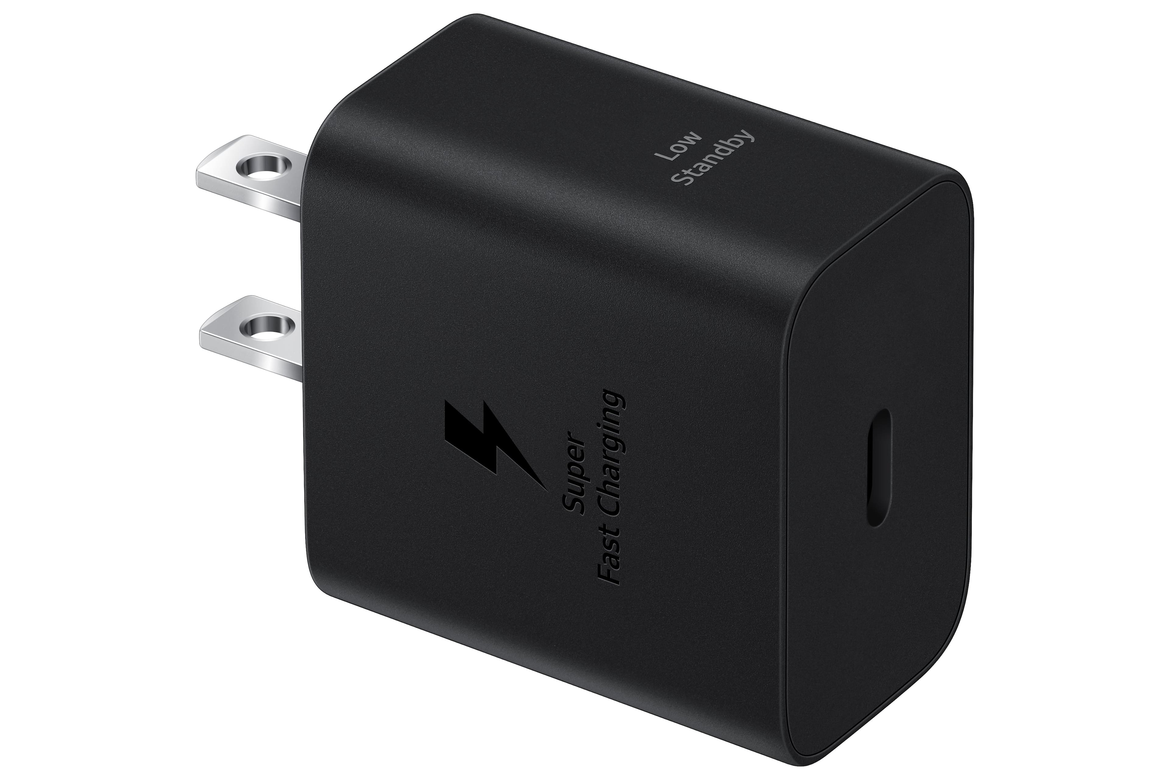Samsung - 25W Super Fast Charging Wall Charger - Black - Front_Zoom