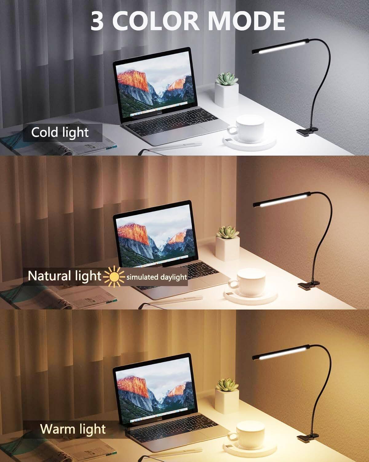 3 COLOR MODE

Cold light

Natural light
simulated daylight

Warm light