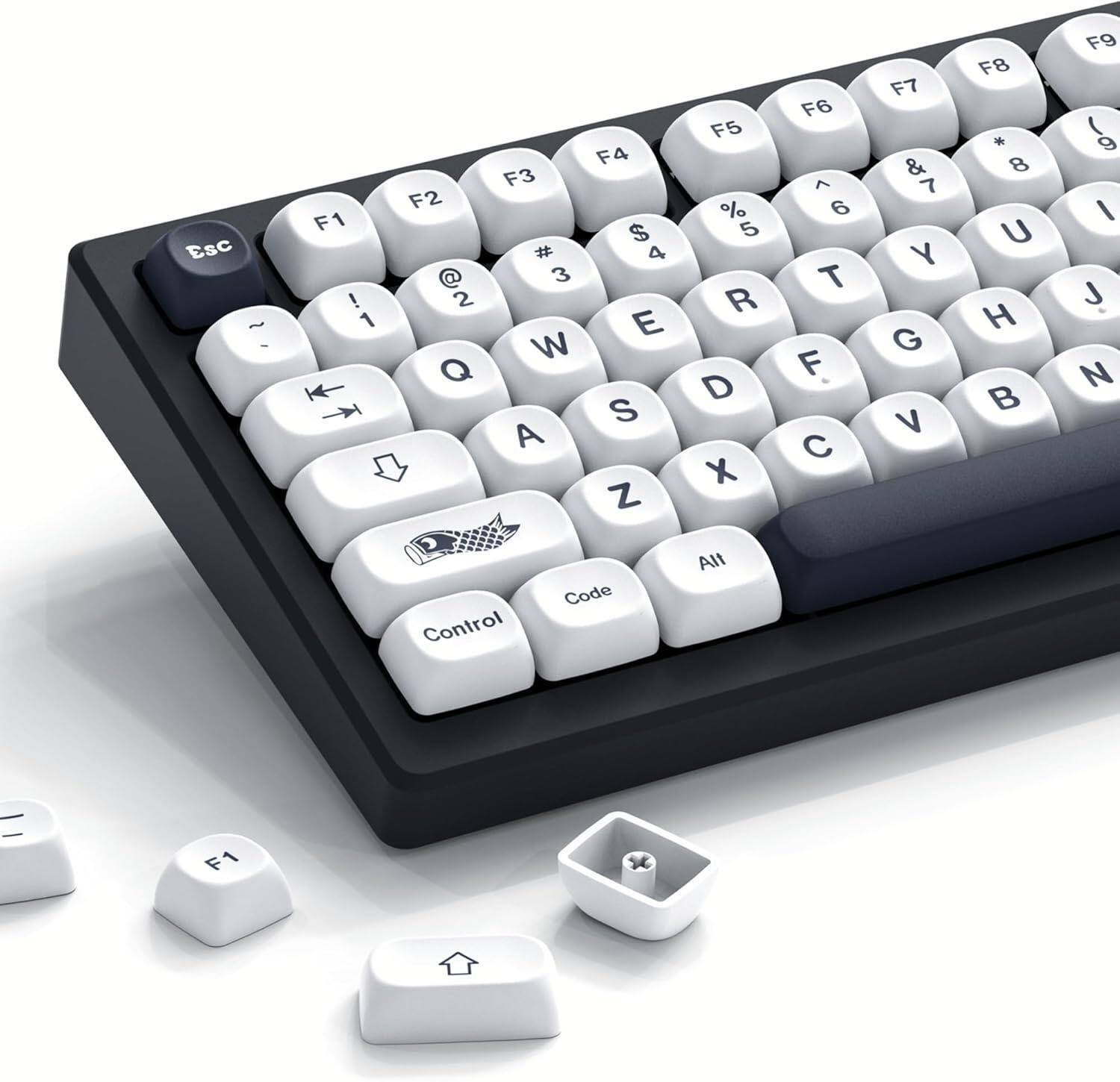 Esc ~ - F1 ! 1   F2 @ 2 Q F4 F3 $ # 4 3 E W S A Z F5 % 5 R D X F6  6 T F C F7 & 7 Y G V F8 * 8 U H  F9 ( 9 I   Control Code Alt F1