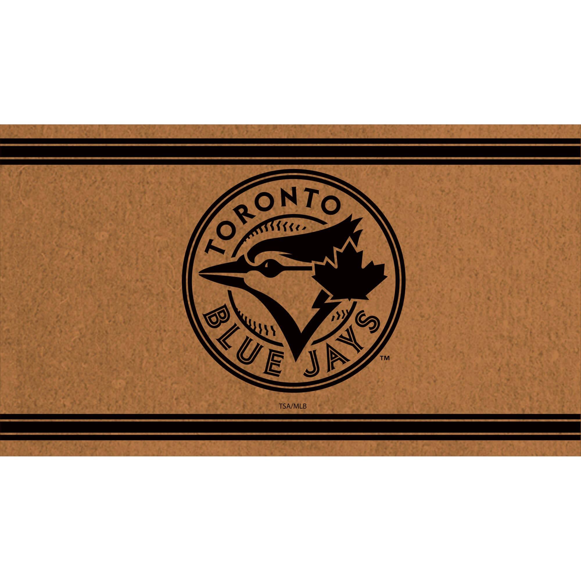 Evergreen Enterprises - Toronto Blue Jays 16" x 28" Logo Outdoor Coir Mat - Multicolor