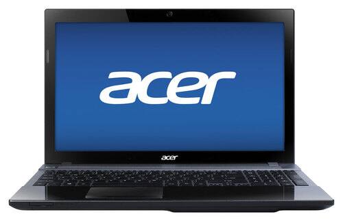 Front Standard. Acer - 15.6" Laptop - 6GB Memory - 750GB Hard Drive - Gray.
