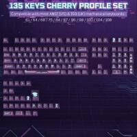135 KEYS CHERRY PROFILE SET
Compatible with most ANTE, WID, 150, 60, 64, 88, 75, 100, 104, 300 mechanical keyboards
E T U F Y A 2 I