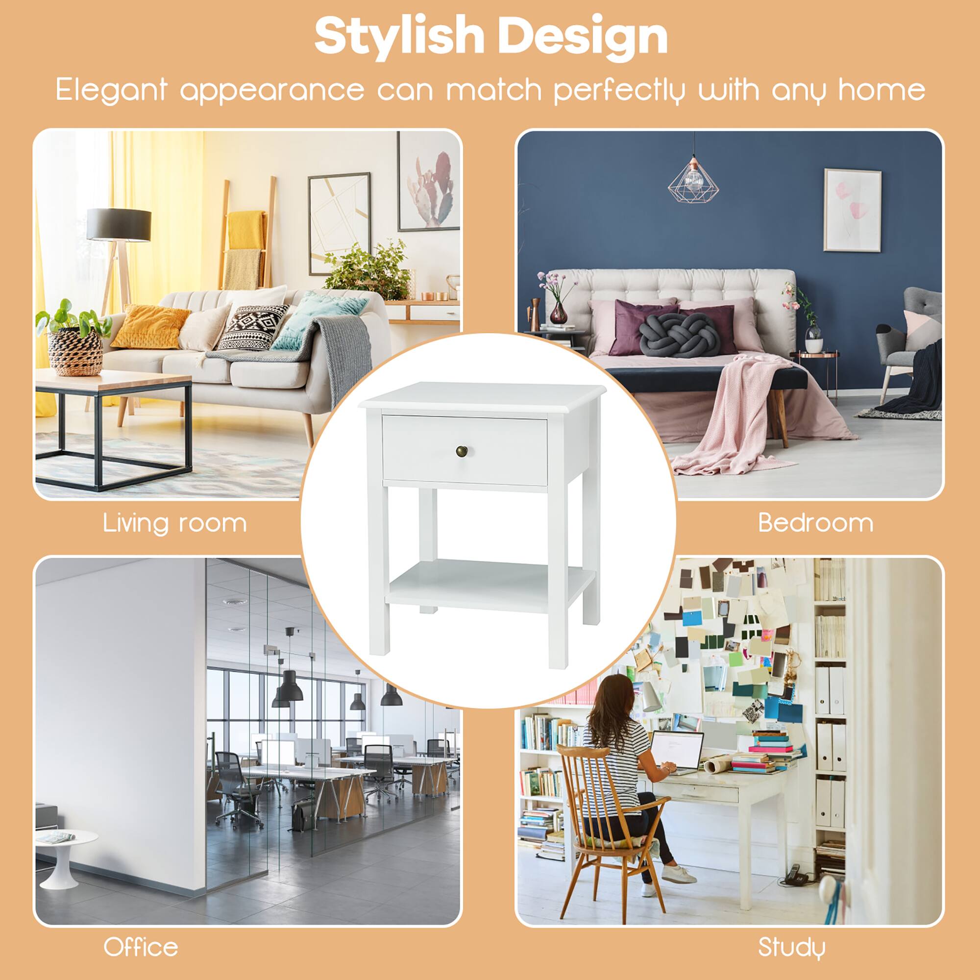 Stylish Design: Elegant appearance can match perfectly with any home.

Living room: A comfortable and inviting space for relaxation and socializing.

Bedroom: A cozy and restful environment for rest and rejuvenation.

Office: A functional and organized space for work and productivity.

Study: A dedicated area for focused learning and concentration.