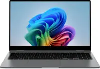 Samsung - Galaxy Book5 360 - Copilot+ PC - 15.6" FHD AMOLED Touch-Screen Laptop - Intel Core Ultra 7 - 16GB Memory - 512GB SSD - Gray - Front_Zoom