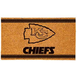Evergreen Enterprises - Kansas City Chiefs 30'' x 18'' Logo Turf Mat - Brown