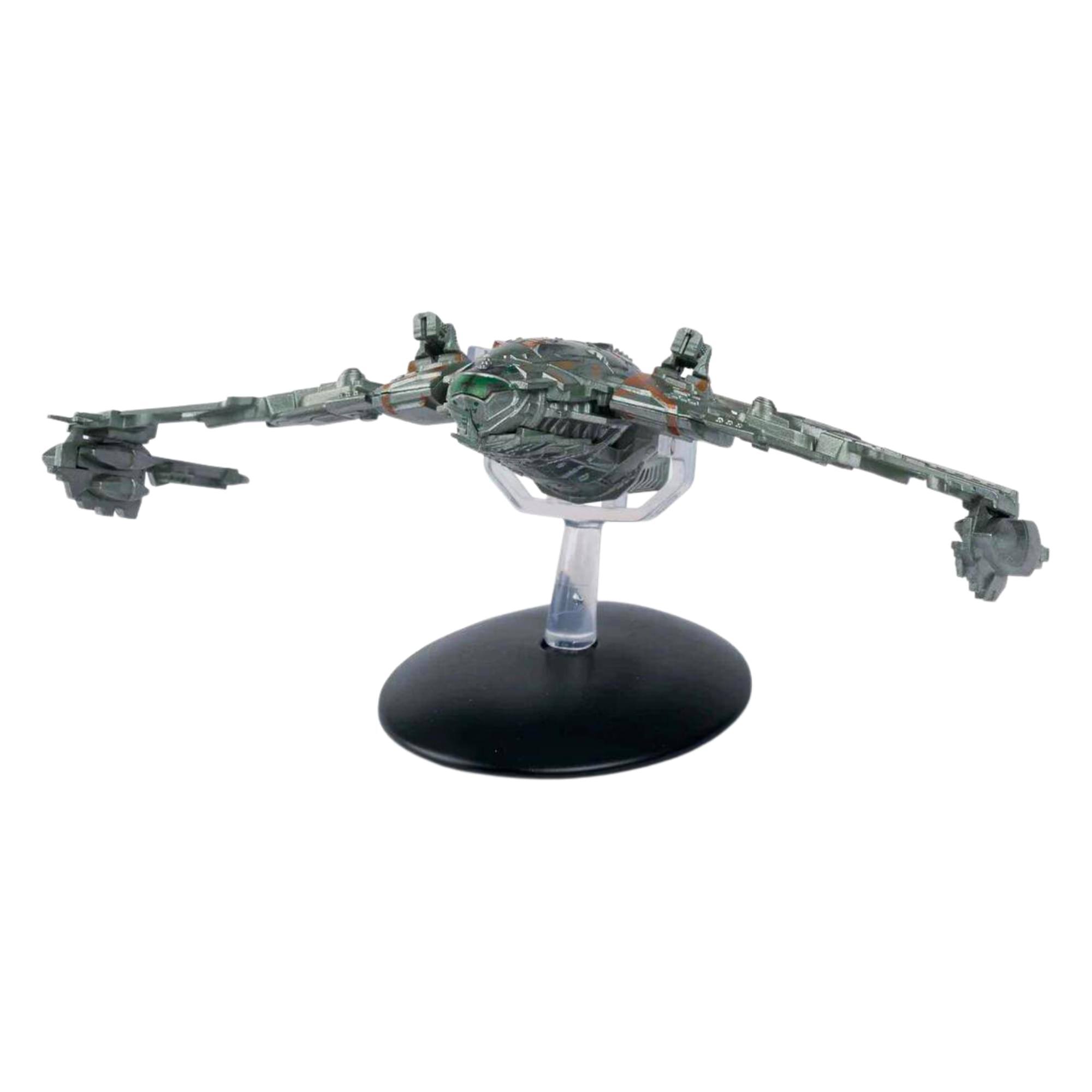 Alt View 3. Eaglemoss - Eaglemoss Star Trek Ship Replica | Klingon D4 Bird of Prey - Silver.
