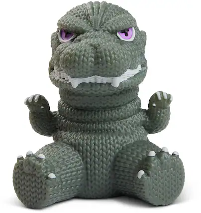 Front. Handmade by Robots - Handmade by Robots - Godzilla #380 (Metallic Purple and Green) - COLLECTIBLES - Multicolor.