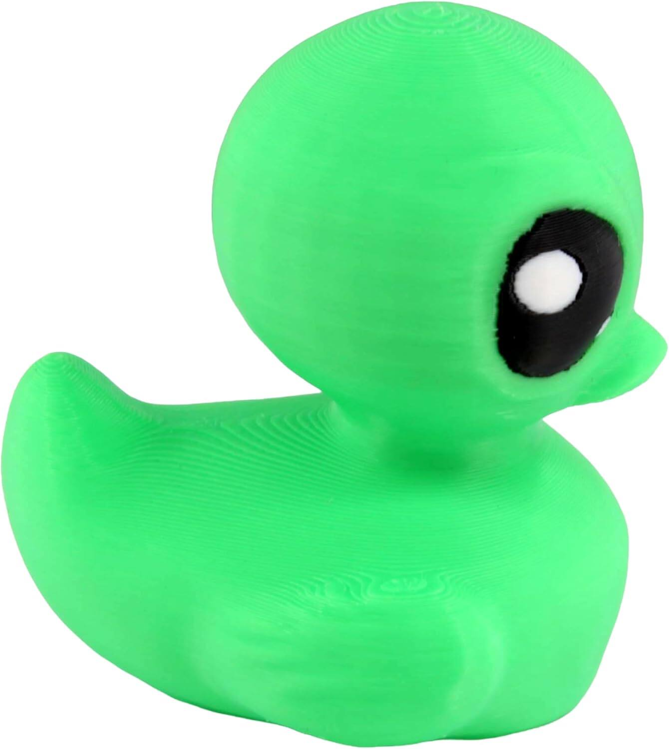 Left. JuzToys - Alien Duck Figurine, 4x4 Ducking, Fun Car Dashboard Accessory, Unique Alien Figure Gifts, Ducks for Cars by PowerTRC - Green.