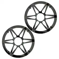 Front. Enrock Marine - Enrock 6.5" Grilles for EM265RGB Marine Speaker (Chrome, Pair).