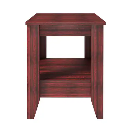 Front. Boyd Sleep - Boyd Sleep 19.7" Medium Density Fibreboard Prato Classic Nightstand - Cherry.
