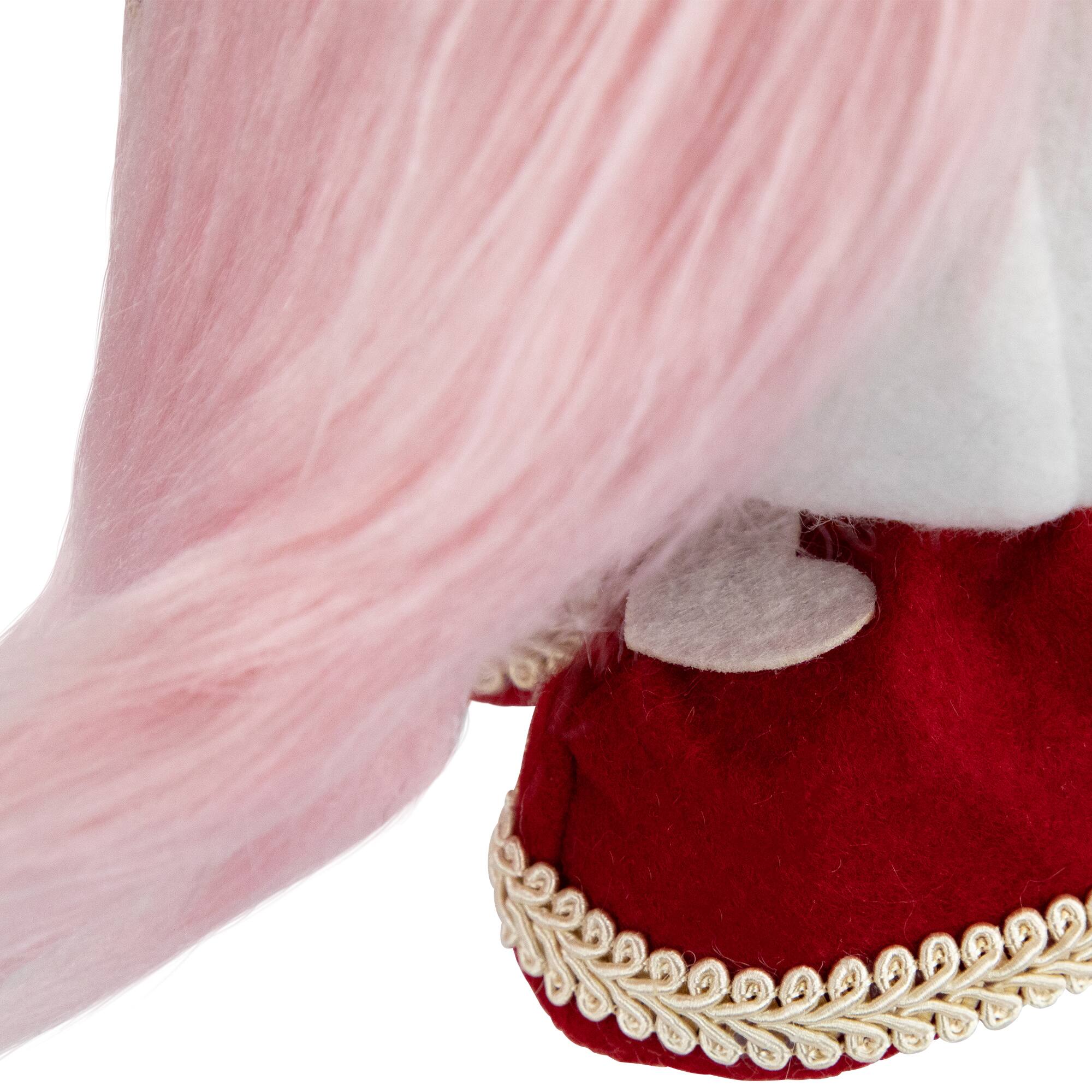 Alt View 5. Northlight - Plush Bow and Arrow Valentine's Day Gnome - 19" - Pink - Red.