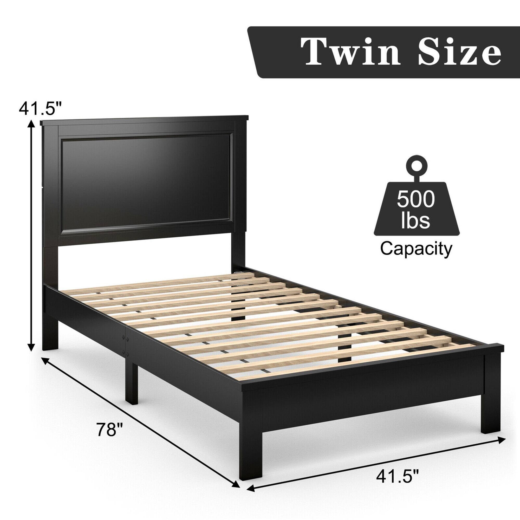 Twin Size  
41.5" x 78"  
500 lbs Capacity