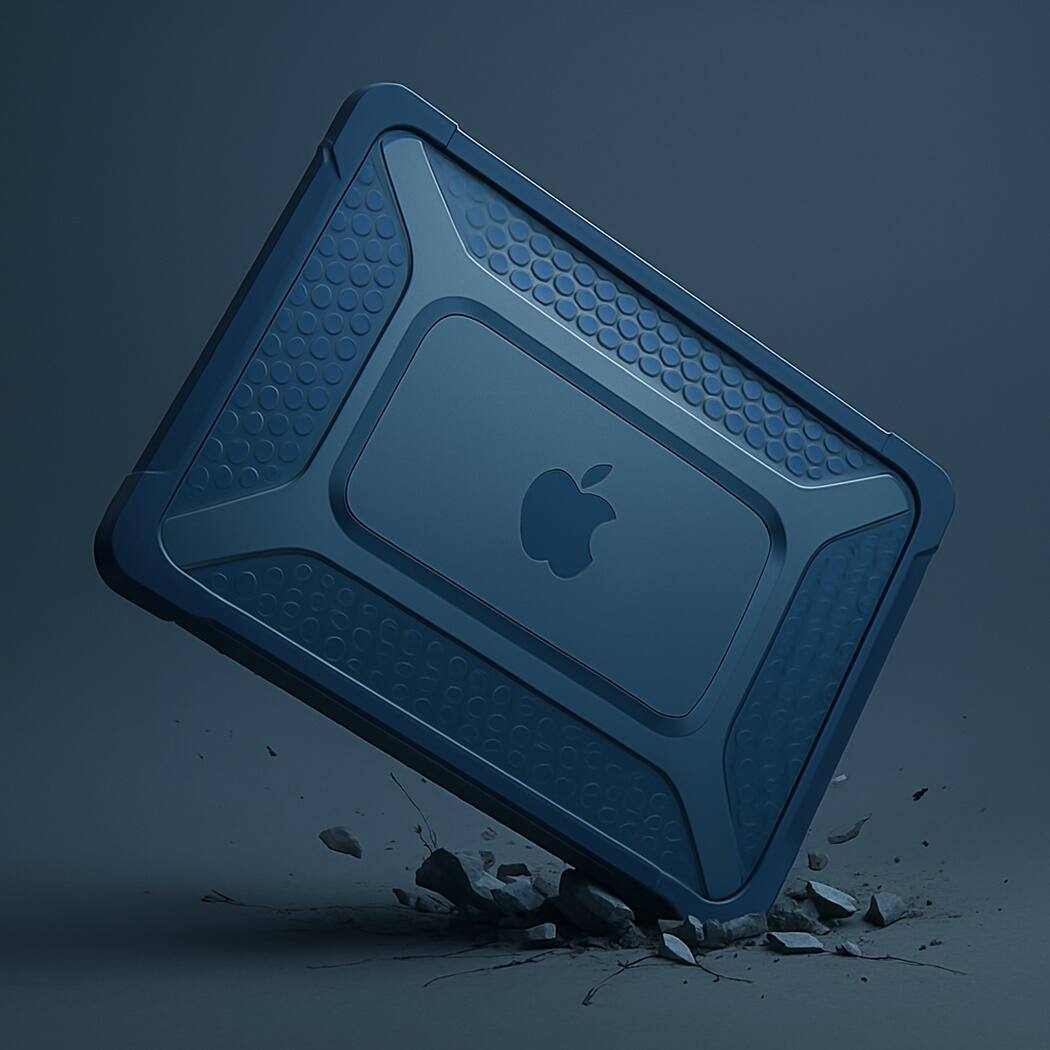 Alt View 17. SaharaCase - Raider UltraArmor Case for Apple MacBook Air 15" M2/M3/M4 (2023-2025) Laptops - Night Sky Blue.