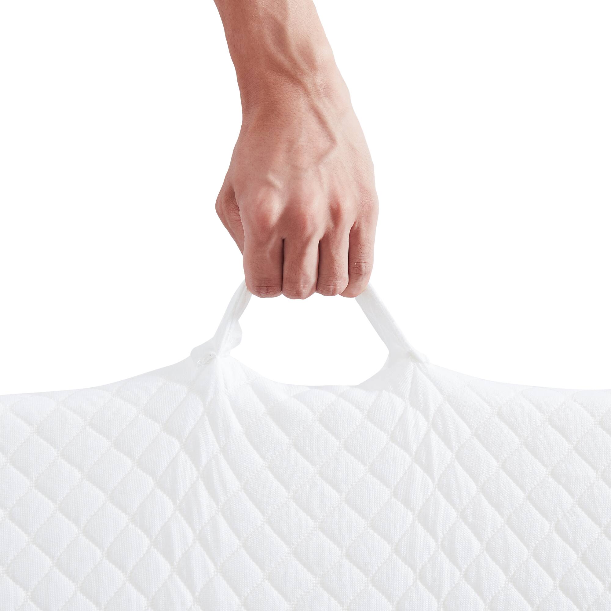 Alt View 1. Sweet Home Collection - 3-Piece Support Wedge Pillow Set with High Density Foam - White.