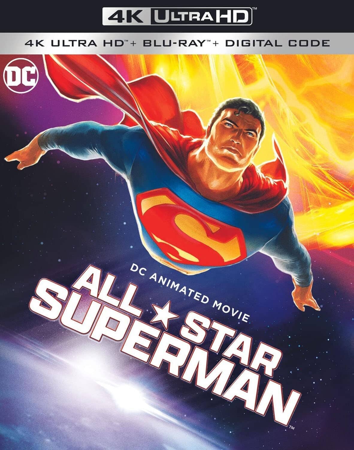 Front. All-Star Superman (DCU)   - 4K Blu-Ray.