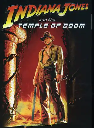 Front. Indiana Jones and the Temple of Doom - DVD.