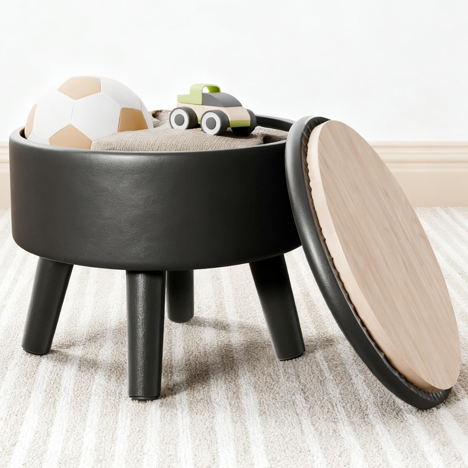 Black (Faux Leather)