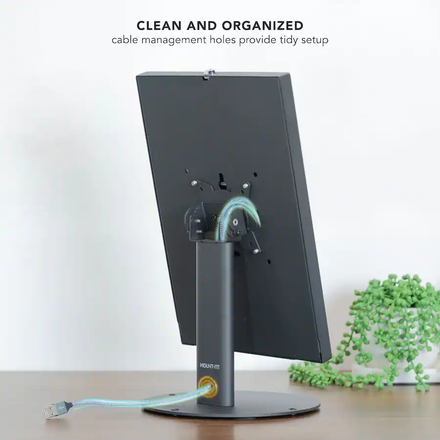Rotating Securing Tabs Mount It! Anti‑Theft Tablet Countertop Stand for Samsung Galaxy Tabs ...