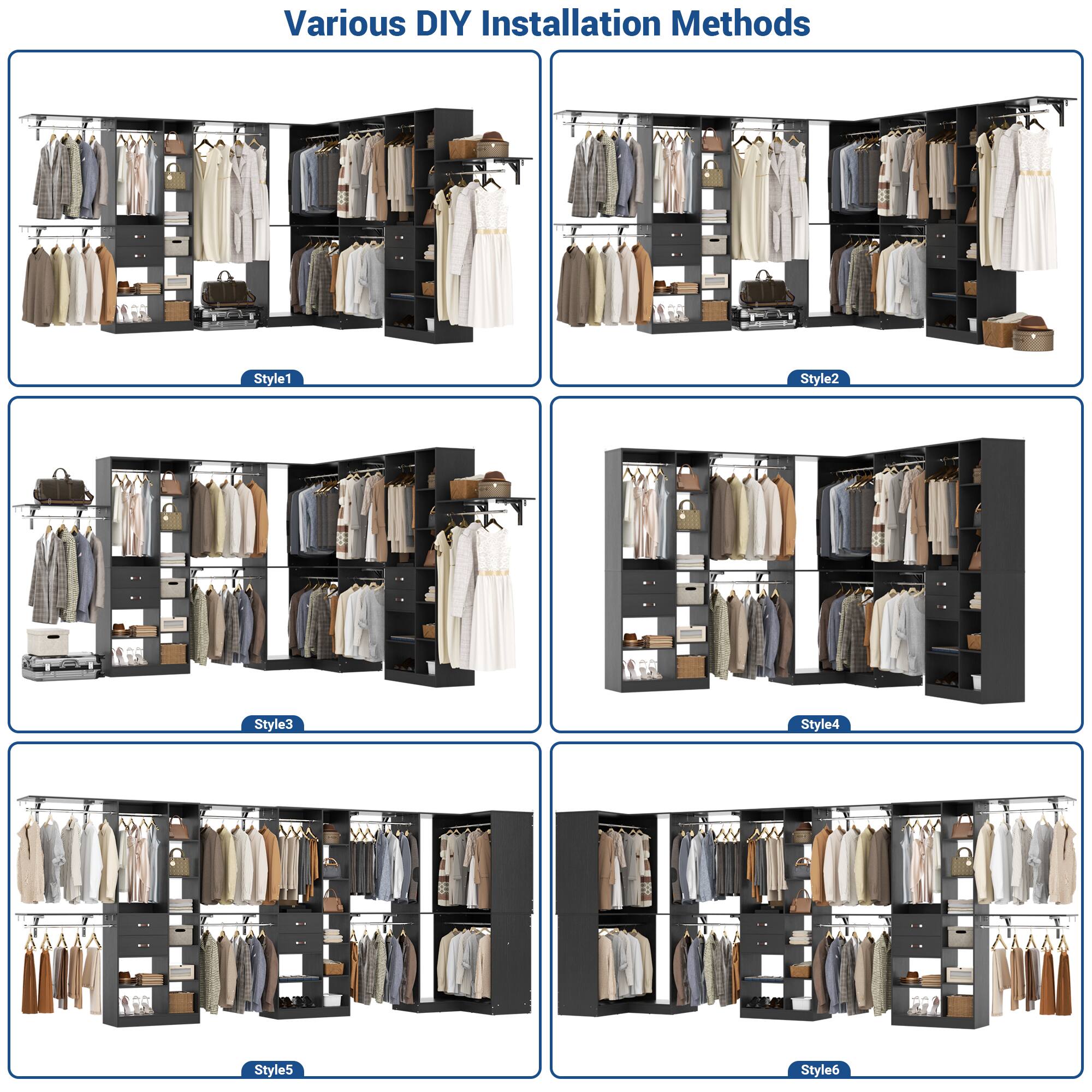 Various DIY Installation Methods

Style1
Style2
Style3
Style4
Style5
Style6