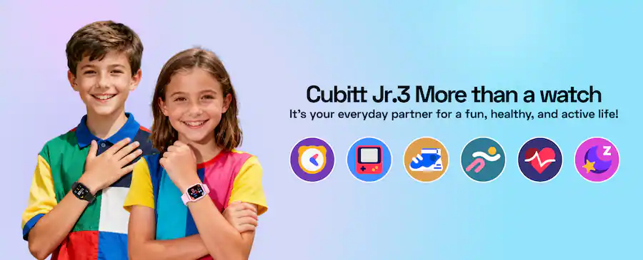Cubitt Jr Cubitt Jr. Kids Smartwatch Fitness Tracker for Boys and Girls with ...