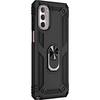 Angle. SaharaCase - Military Kickstand Case for Motorola G Stylus 4G 2022 - Black.