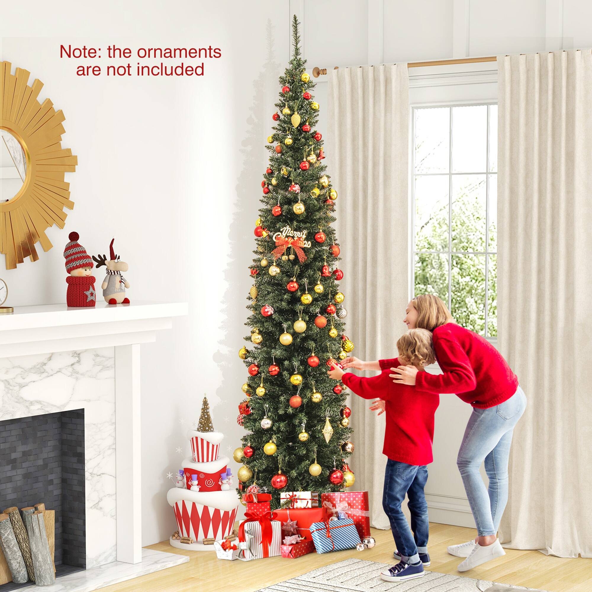 Note: the ornaments are not included