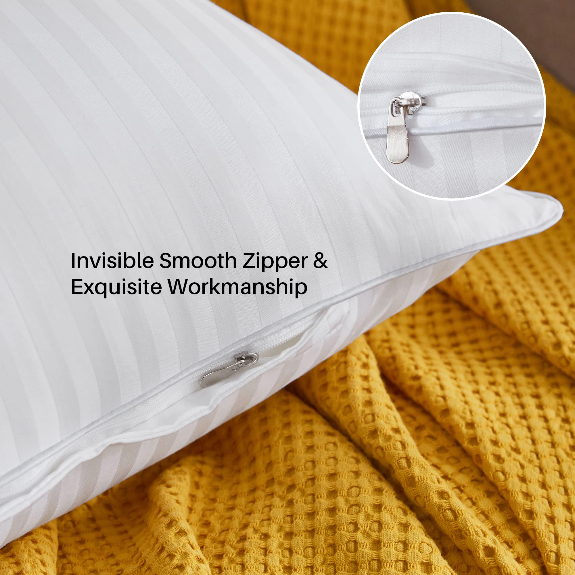 Invisible Smooth Zipper & Exquisite Workmanship