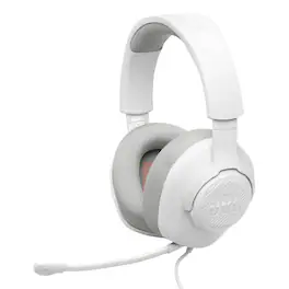 JBL - Quantum 100M2 Over Ear Gaming Headphones - White