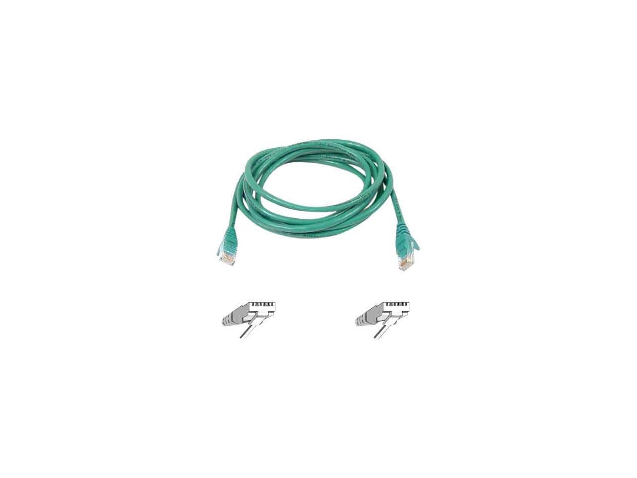 Belkin - A3L980-25-GRN-S 25 ft. Cat 6 Green Network Cable