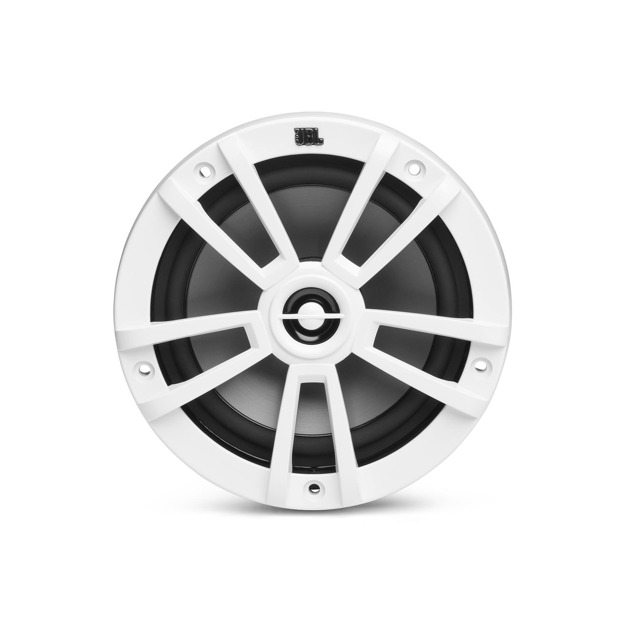 Alt View 1. JBL - JBL MARINESTAGE6 6-1/2" (160mm) two-way marine audio multi-element speaker    60W – WHITE - Black.