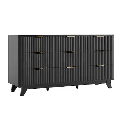 boho black dresser Amazon.com: SICOTAS 7 Drawer Dresser for Bedroom, 57" Wide Rattan Dressers, Large Chest of Drawers for Bedroom, Dresser TV Stand, Boho Closet Organizer (Black Oak, 7 Drawers (1 pc)) : Home & Kitchen