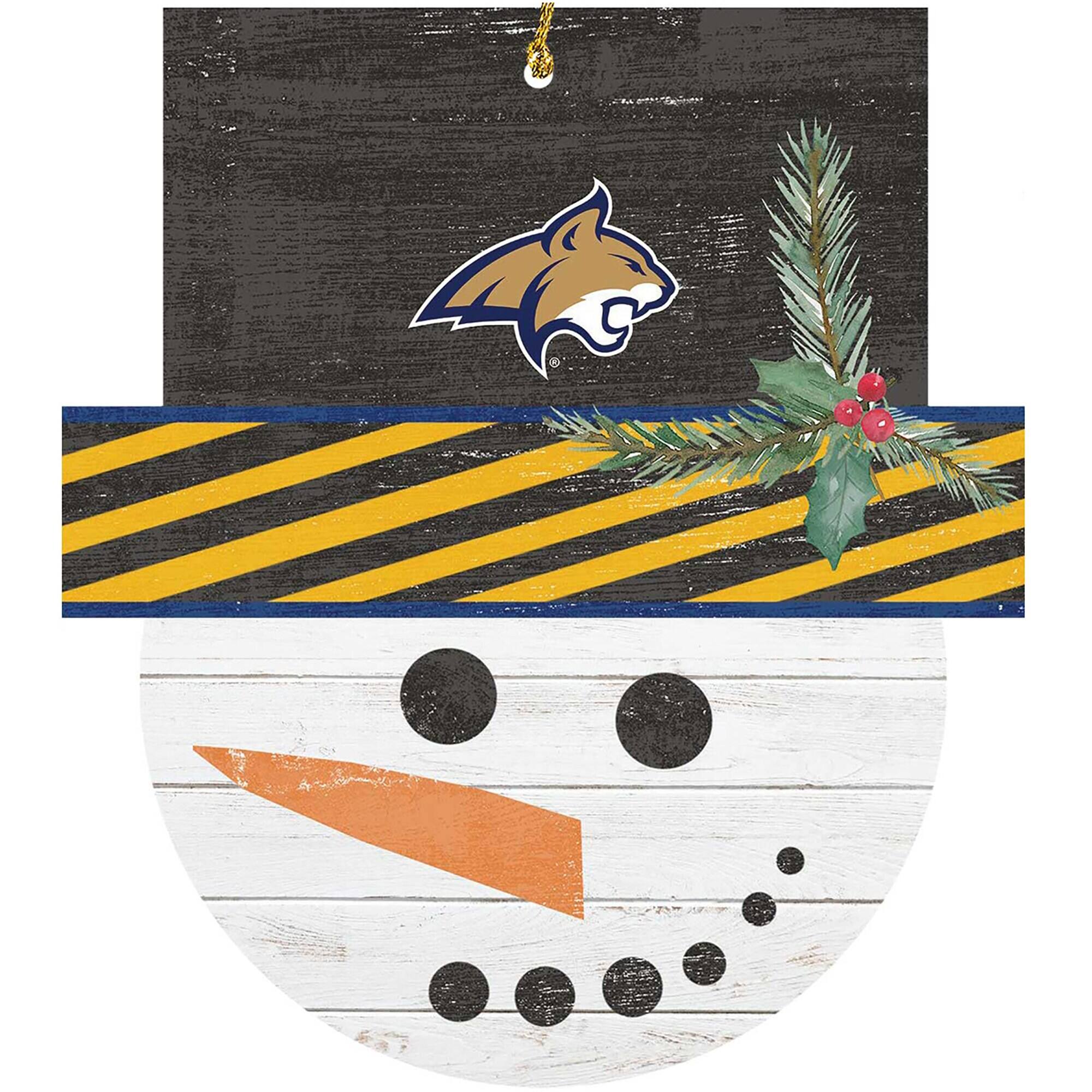 Alt View 3. Jardine - Montana State Bobcats Ornament Bundle - White.