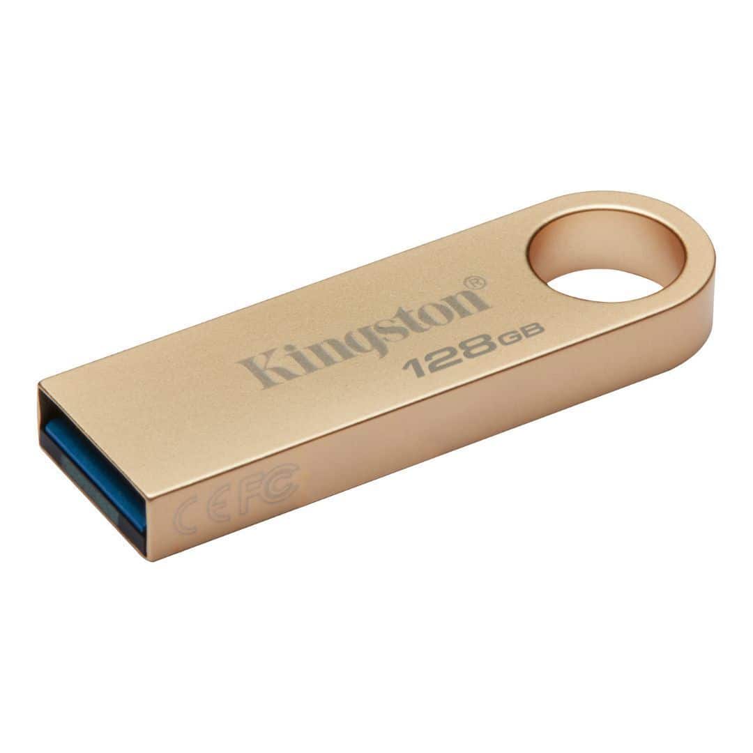 Kingston - 128GB 220MB/s Metal USB 3.2 Gen 1 DataTraveler SE9 G3