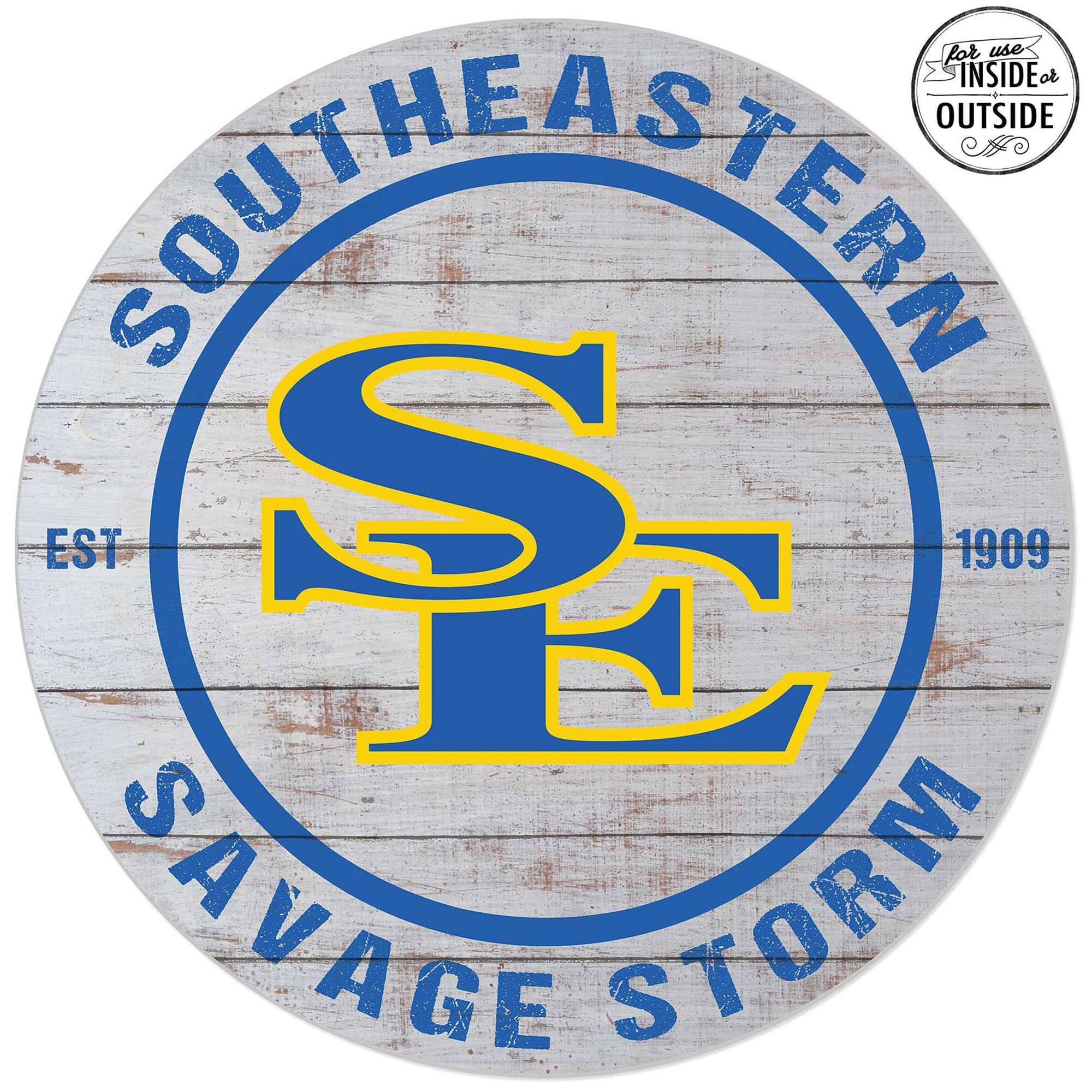 SOUTHEASTERN  
EST 1909  
SAVAGE STORM  

For use INSIDE or OUTSIDE