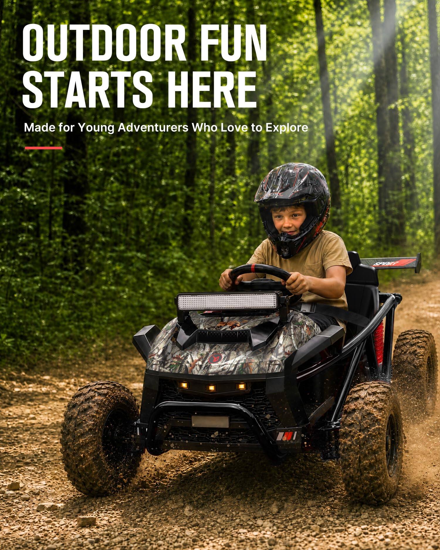 OUTDOOR FUN STARTS HERE  
Made for Young Adventurers Who Love to Explore