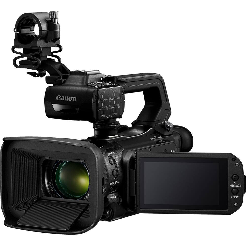 Canon Inl hil I I DCH PRO 4 I F I NUT M AUDON 15x 15X OPTICA R-A WORZR I FOCUS MOOS MORSO  SI POWERED AF/MF