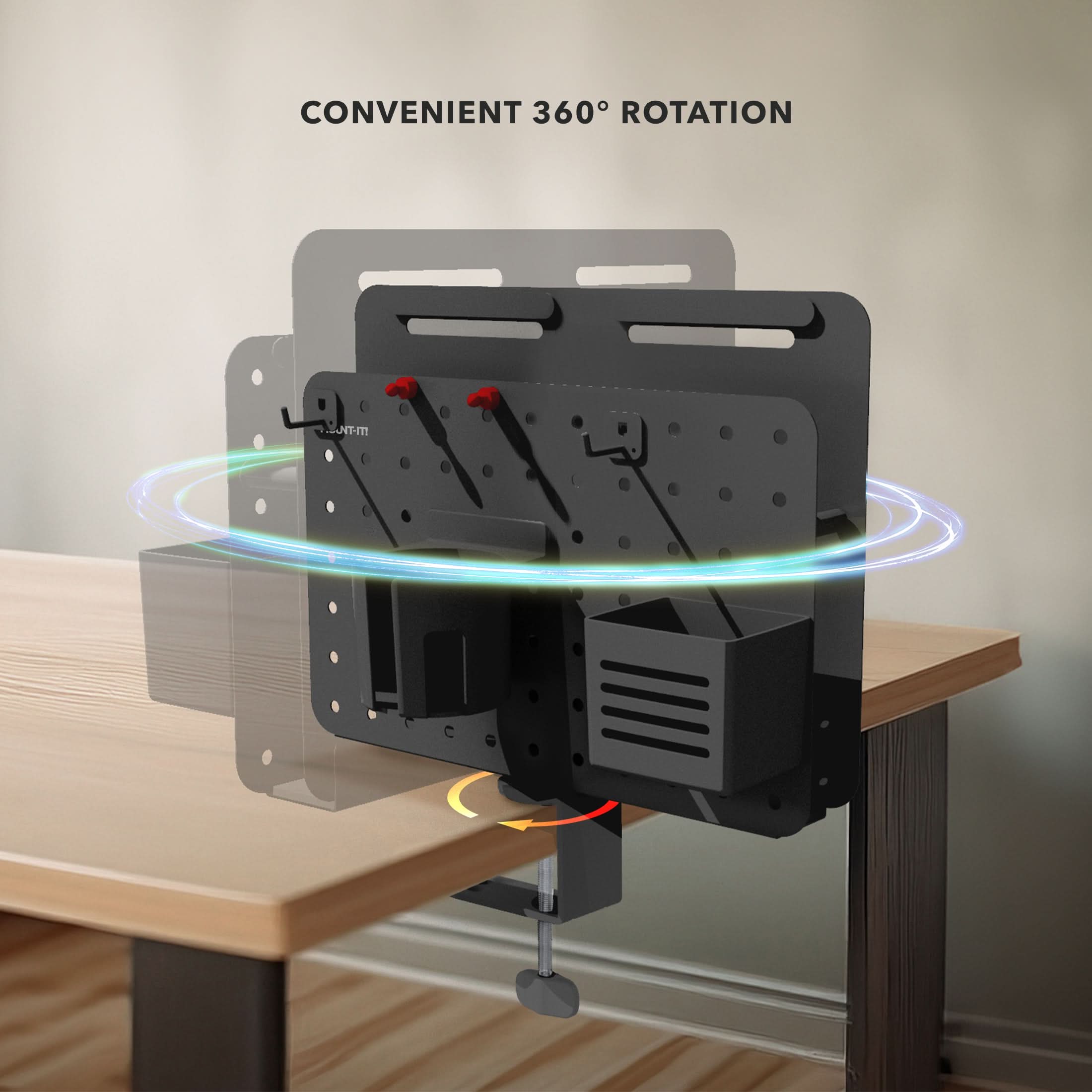 CONVENIENT 360° ROTATION