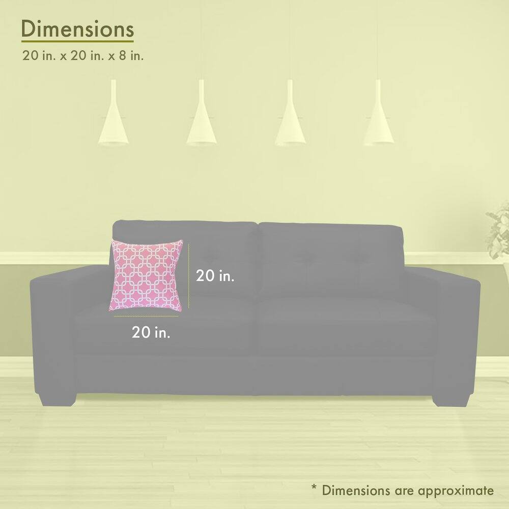 Dimensions  
20 in. x 20 in. x 8 in.  

20 in.  
20 in.  

*Dimensions are approximate