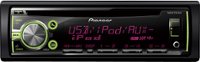 Front Zoom. Pioneer - CD - Apple® iPod®-Ready - In-Dash Receiver with Detachable Faceplate - Black/Silver.