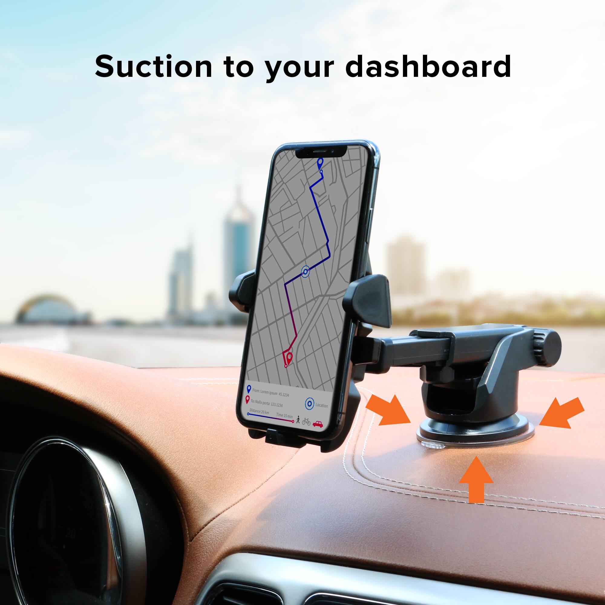 Suction to your dashboard