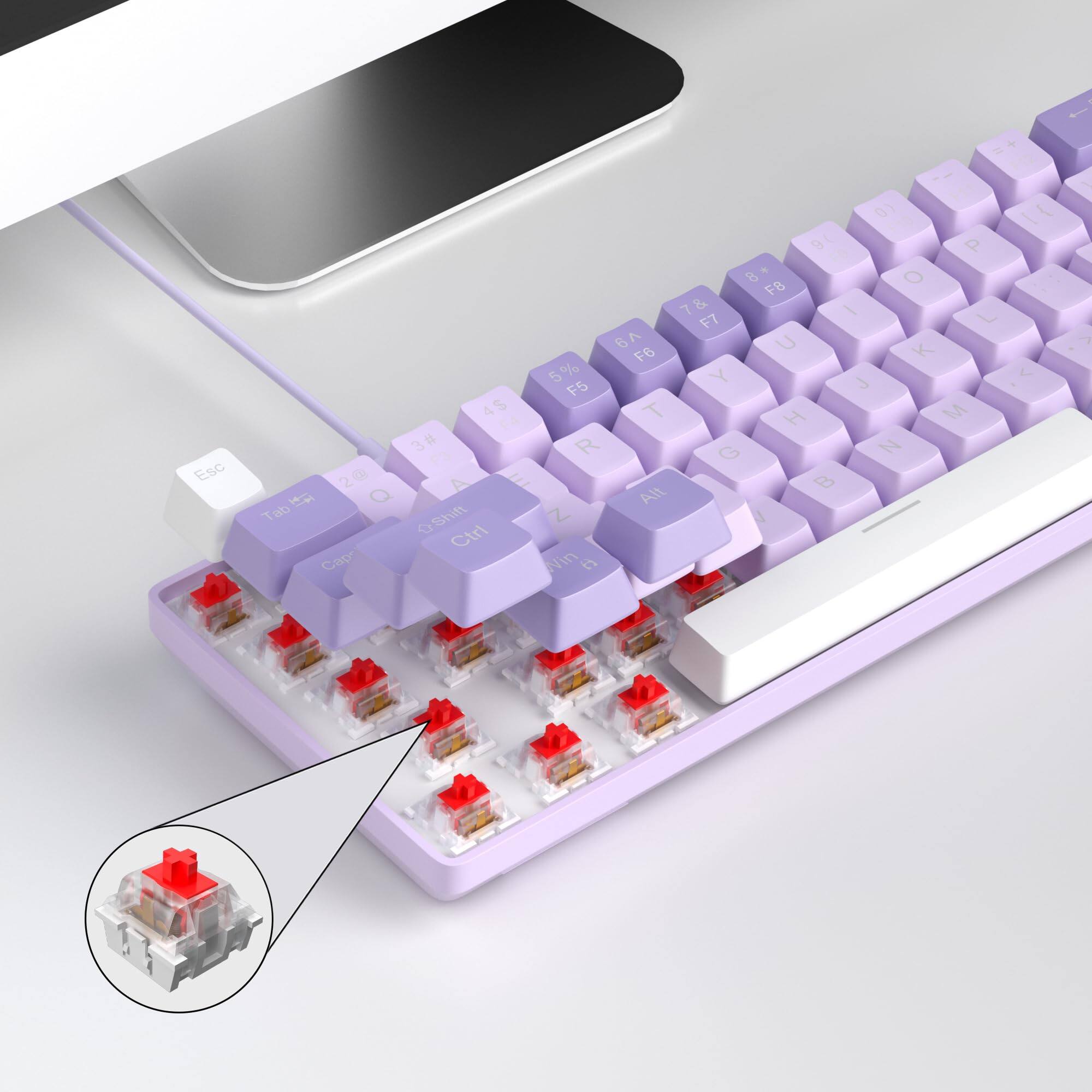 Esc 1 2 3 4 5 6 7 8 9 0 - = Backspace Tab Q W E R T Y U I O P [ ] \ Shift A S D F G H J K L ; ' Enter Z X C V B N M , . / Shift Alt Ctrl