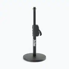 Front. On Stage Stands - On-Stage DS7200QRB Quick-Release Adjustable Desktop Microphone Stand - Black.