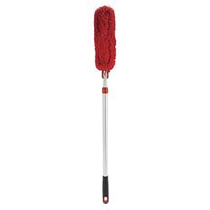 Front. OXO - OXO Good Grips Microfiber Extendable Duster, Red (1334580) - Orange.