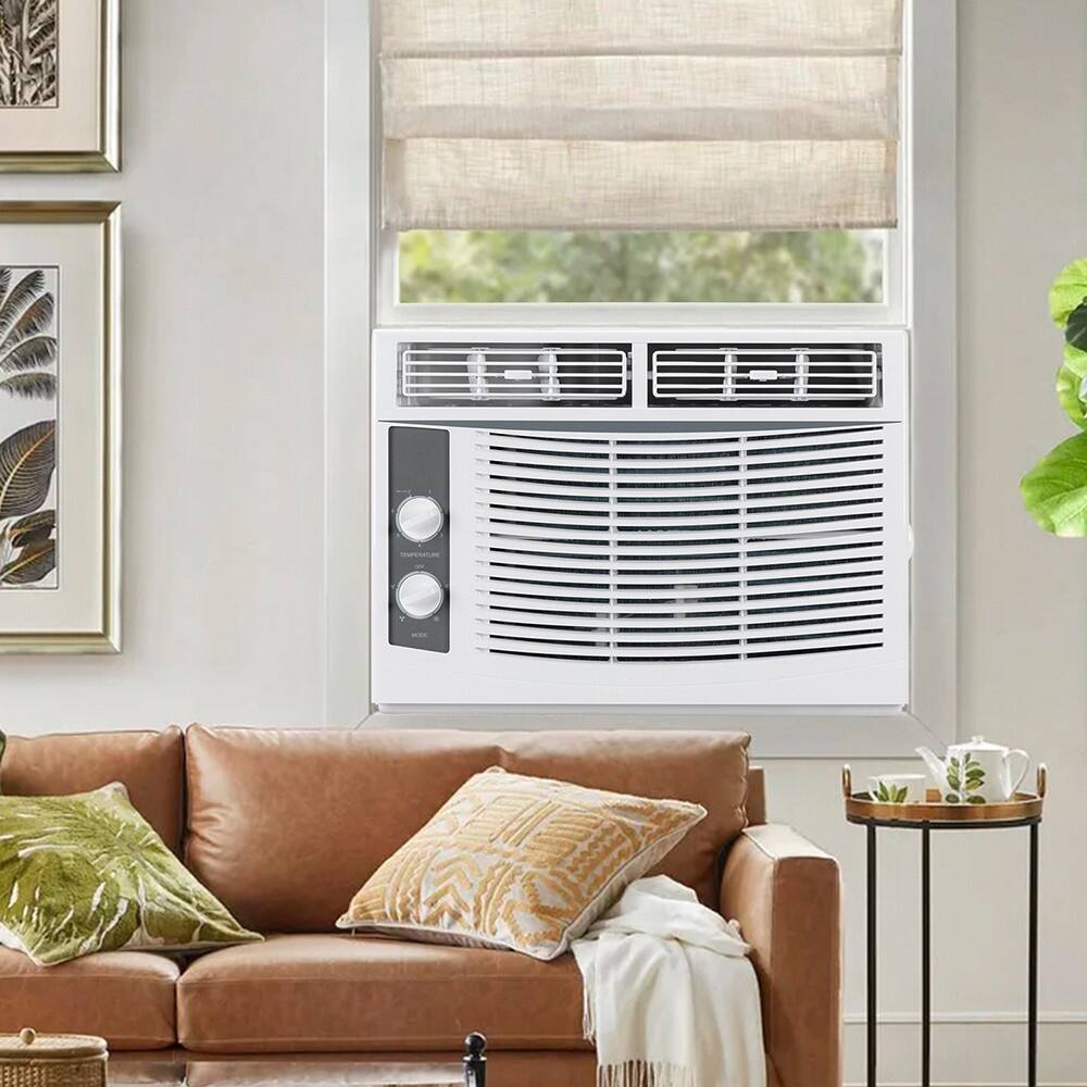 Alt View 8. Winado - 6000BTU  115V 700W Window Air Conditioner ABS Window Type Refrigeration/Energy Saving/Fan/Dehumidification - White.