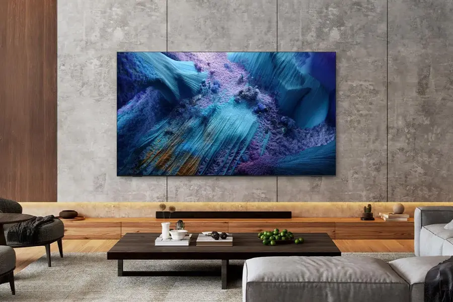 Alt View 22. Samsung - 98" Class QN990F Series Neo QLED 8K Mini LED SamsungVision AI Smart Tizen TV (2025) - Graphite Black.