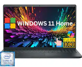 Dell - Upgraded - 15 Laptop 13th Gen Business, 15.6" FHD Touchscreen, Intel Core i5-1334U, 16GB RAM, 1TB SSD, Windows 11 Home - Black
