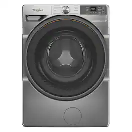 Whirlpool - 4.5 Cu. Ft. Smart Front Load ENERGY STAR Washer with FreshFlow Vent System - Radiant Silver