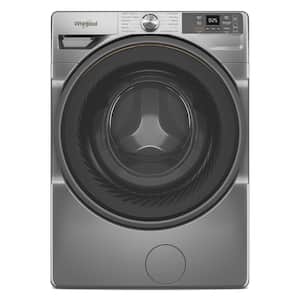 Whirlpool - 4.5 Cu. Ft. Smart Front Load ENERGY STAR Washer with FreshFlow Vent System - Radiant Silver