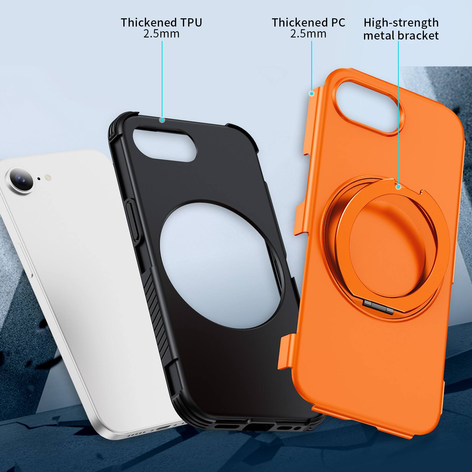 UUCOVER Magnetic Case for iPhone 17e /iPhone 16e ,Shockproof TPU+PC ...